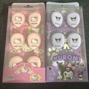 Hello kitty and Kuromi mini makeup puffs